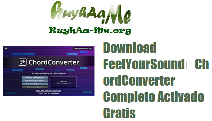 Download FeelYourSound ChordConverter Completo Activado Gratis 